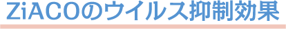 ZiACO(ジアコ)のウイルス抑制効果